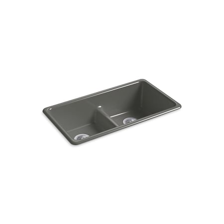 Kohler Iron/Tones 33  Dbl Equal Kitchen Sink 5312-58